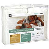 Fashion Bed Group Sleep Calm 2-Piece Premium Bed Bug Prevention Pack with Easy Zip Mattress and Zippered Box Spring Encasement, Twin