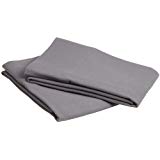 Pinzon Signature 190-Gram Cotton Heavyweight Velvet Flannel Pillowcases - Standard, Graphite